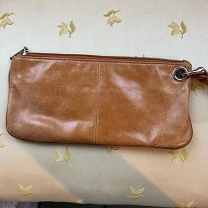 HOBO leather wristlet